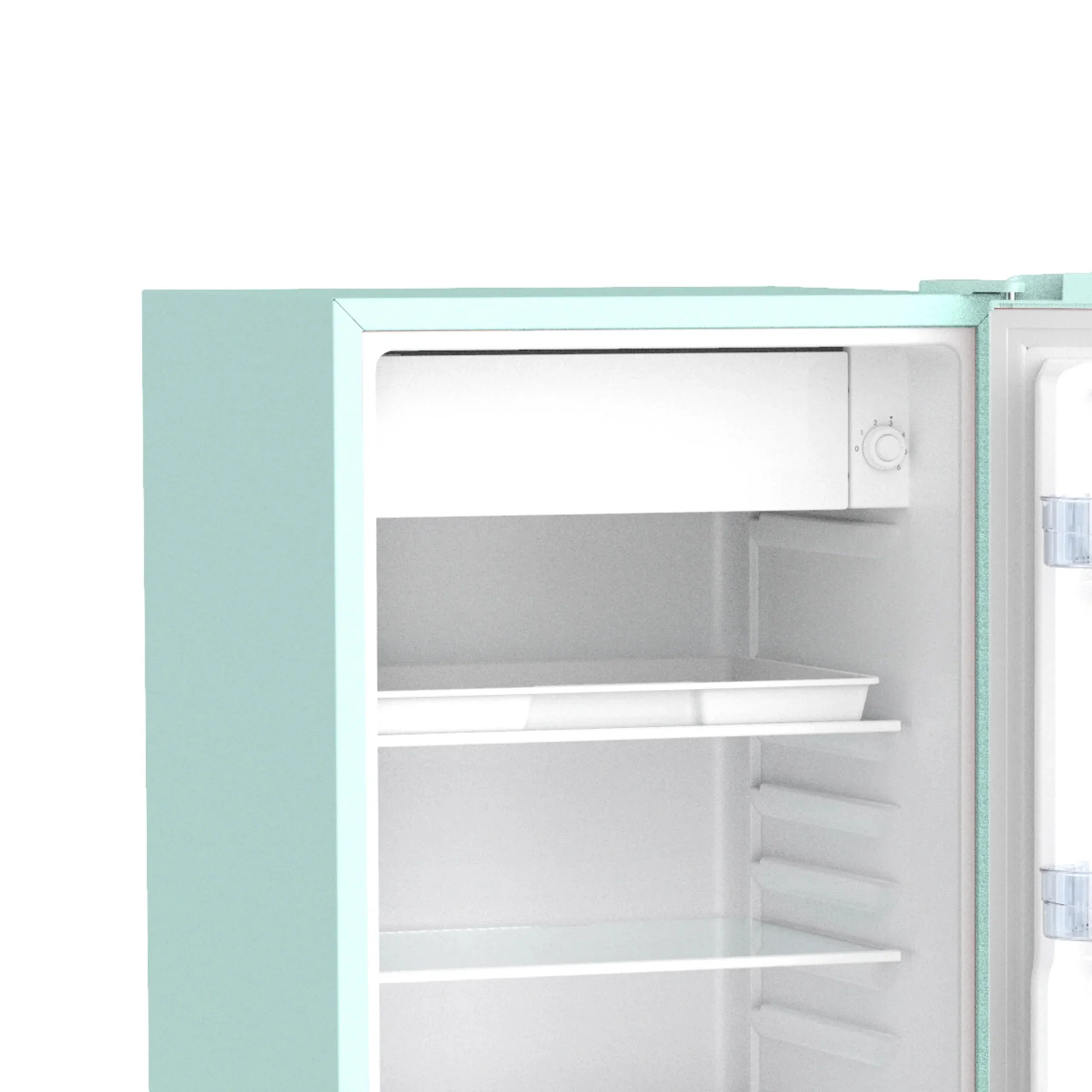 Avanti Retro Sizeeries Compact Refrigerator, Mini-Fridge, 3.1 cu. ft., in Sizeeafoam Green (RMRSize31X7G-ISize)