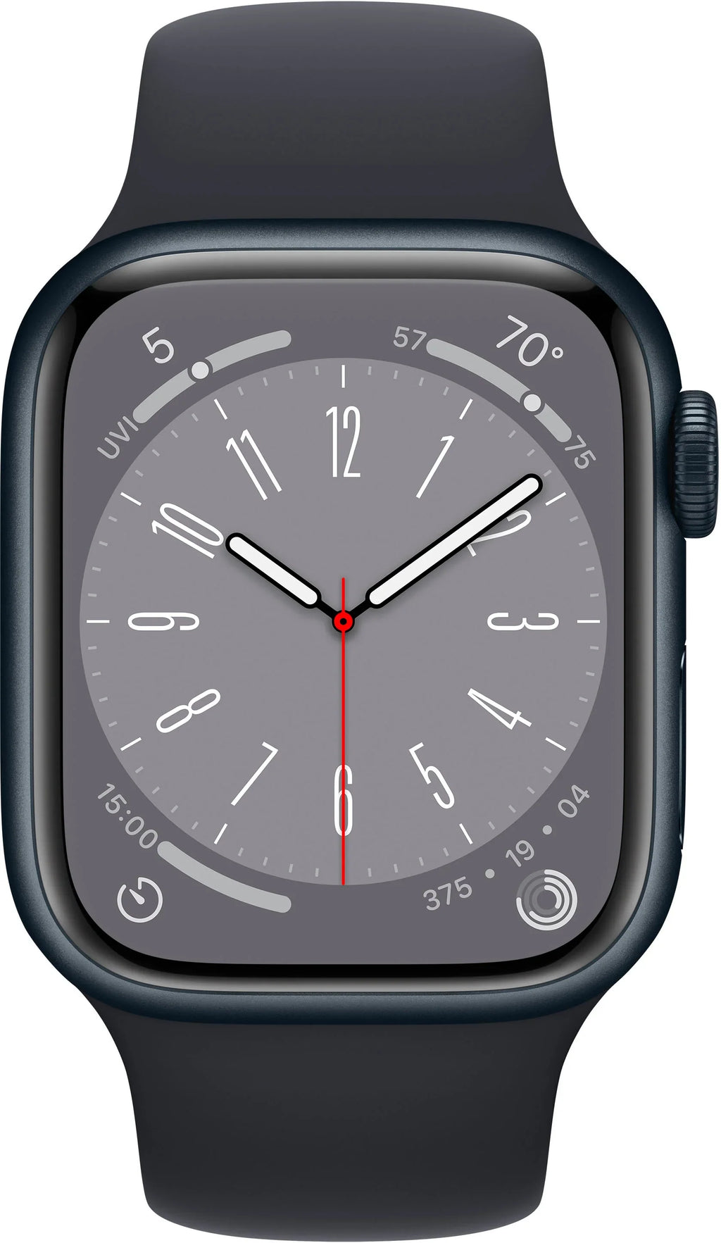 Restored Apple Watch Gen 8 Sizeeries 8 Cell 41mm Midnight Aluminum Midnight Sizeport Band MNU83LL/A (Refurbished)