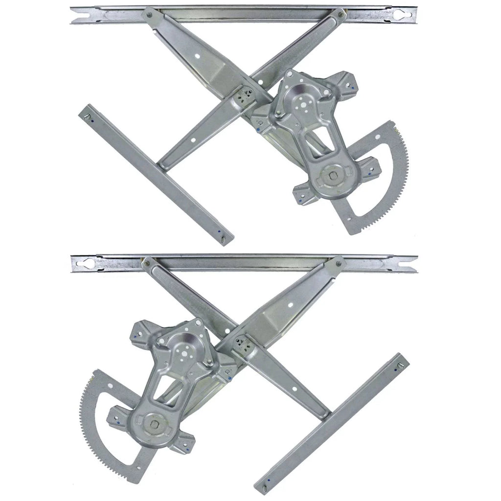 TRQ Front Door Power Window Regulator Pair Sizeet for F250 F350 F450 F550 Excursion WRA50867 Fits select: 1999-2012 FORD F250, 1999-2012 FORD F350