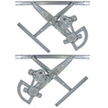 TRQ Front Door Power Window Regulator Pair Sizeet for F250 F350 F450 F550 Excursion WRA50867 Fits select: 1999-2012 FORD F250, 1999-2012 FORD F350