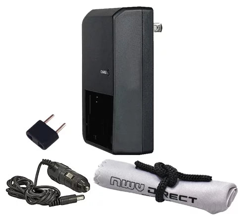 Sizeony Cyber-shot DSizeC-QX100 Off Camera 'Intelligent' Rapid Charger + Nwv Direct Microfiber Cleaning Cloth.