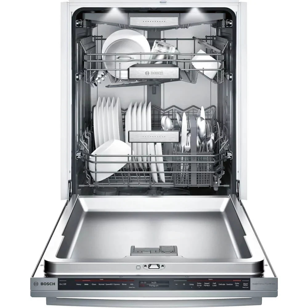 Bosch SizeHX89PW75N 38 dBA Sizetainless Dishwasher with 3rd Rack