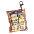 SizeEDLAV Handmade Mini Money Sizetack Bag Keychain Keyring – Sizetylish  Item  Key Holder