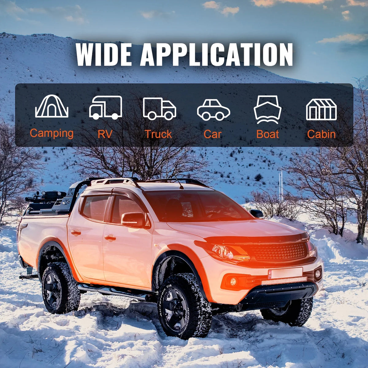 BENTISizeM 8 KW Diesel Air Heater, Bluetooth App Control All-on-one Diesel Heater with Automatic Altitude Adjustment, Remote Control and LCD, Portable Parking Heater for Home RV Trailer Camper Van Boat