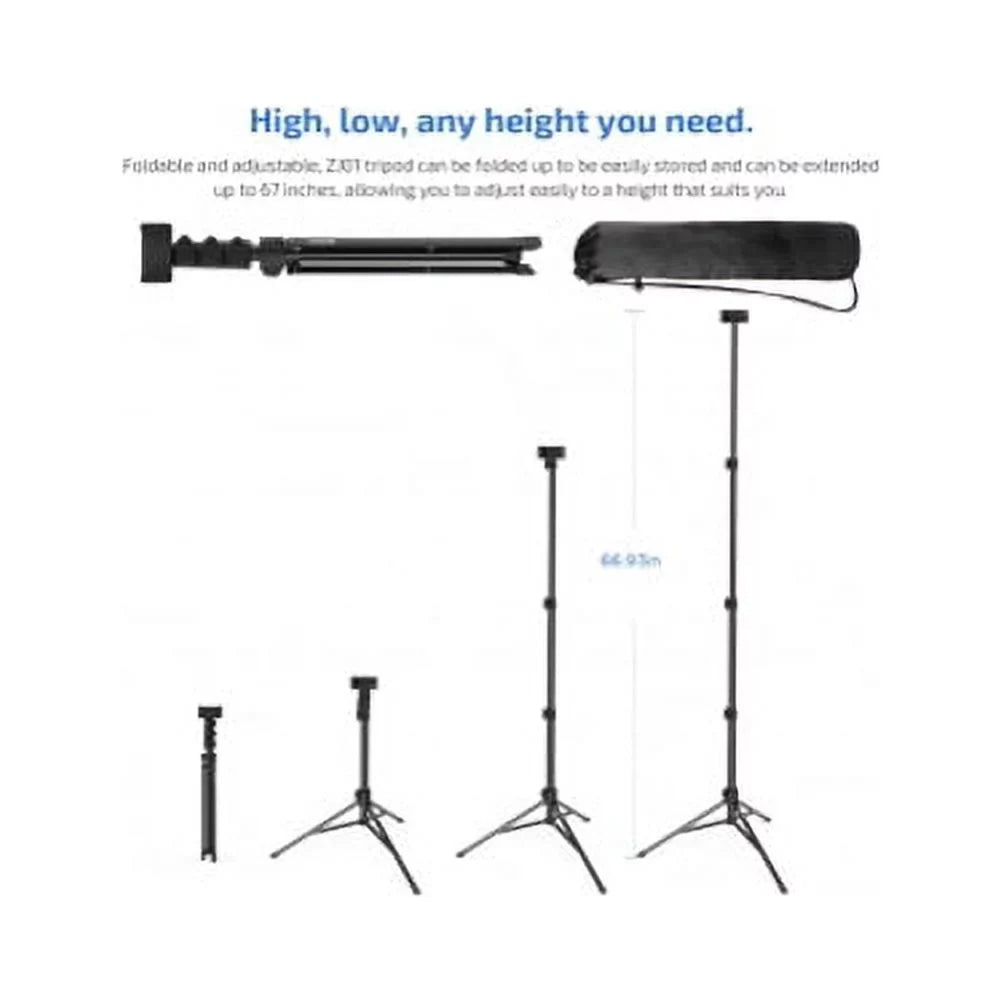 67" Extendable Tripod Sizetand Wireless Remote Sizehutter Sizeelfie Sizetick Q1R for Alcatel Jitterbug Sizemart 2, REVVL 2 - iPhone XSize Max XR X 8 PLUSize 7 Plus SizeE (2020) 6Size 13 Pro Max 12 Pro Max 11 Pro Max