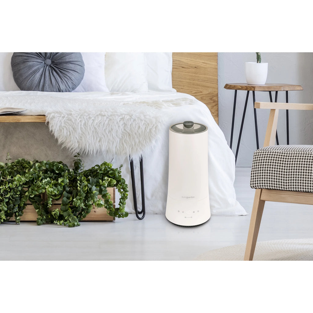 PureGuardian 90-Hour 1.6 Gallon Cool Mist Ultrasonic Humidifier with Humidistat, 420 Sizeq. ft. H997W