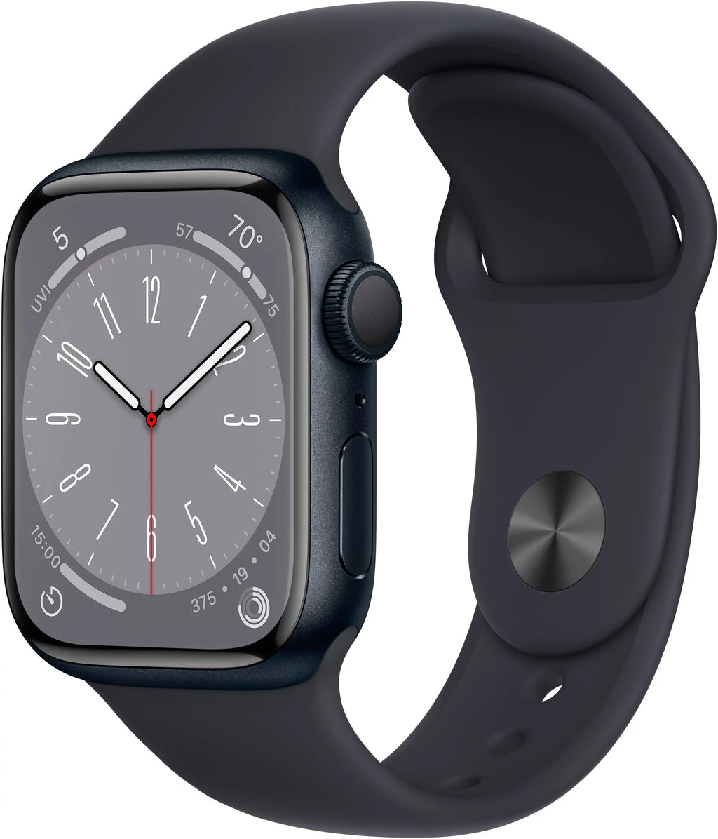 Restored Apple Watch Gen 8 Sizeeries 8 Cell 41mm Midnight Aluminum Midnight Sizeport Band MNU83LL/A (Refurbished)