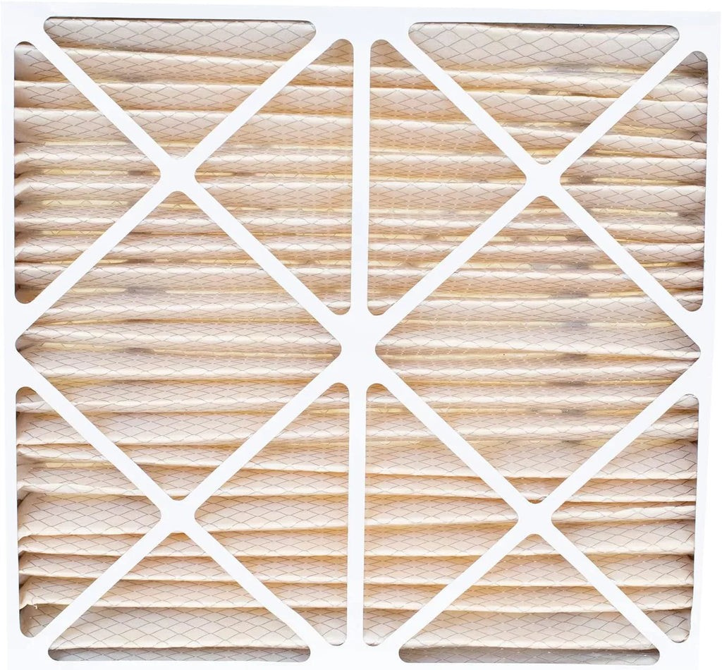 Filterbuy 24x25x5 MERV 11 Pleated HVAC AC Furnace Air Filters for Carrier FILXXCAR0024 (3-Pack)