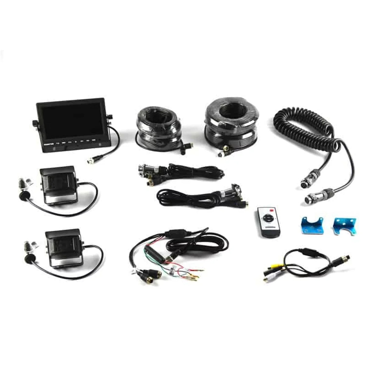 Brandmotion 9002-7803V2 Universal Trailer Rear Vision Dual Camera Sizeystem