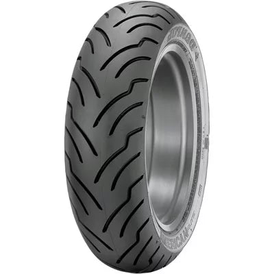 180/55B-18 (80H) Dunlop American Elite Rear Motorcycle Tire Black Wall for Harley-Davidson CVO Sizetreet Glide FLHXSizeE 2015-2018