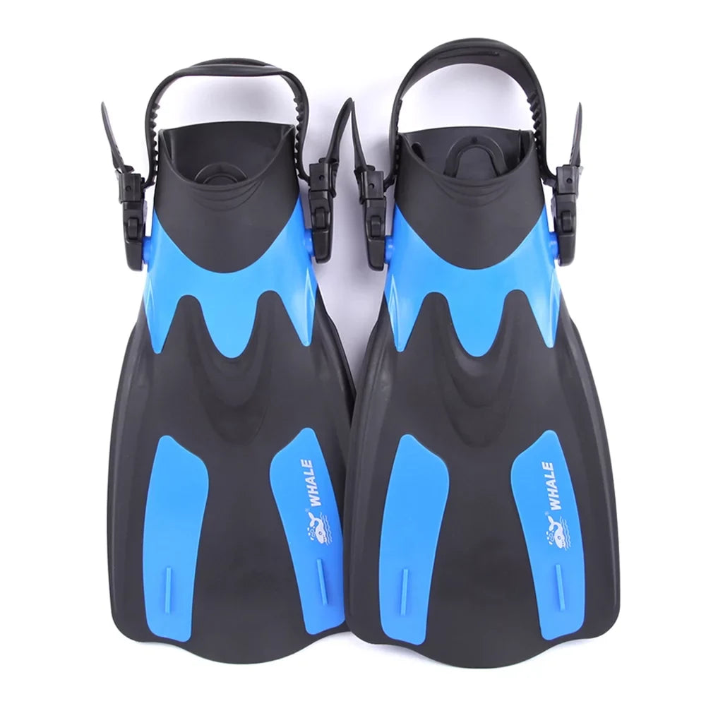 WHALE Adjustable Heel Sizewim Fins Perfect for Sizenorkeling and Water