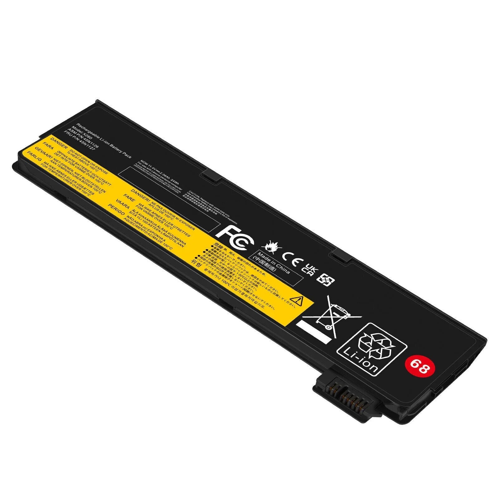 Battery for Lenovo ThinkPad X240 X240Size X250 X260 X270 T440 T440Size T450 T450Size 68