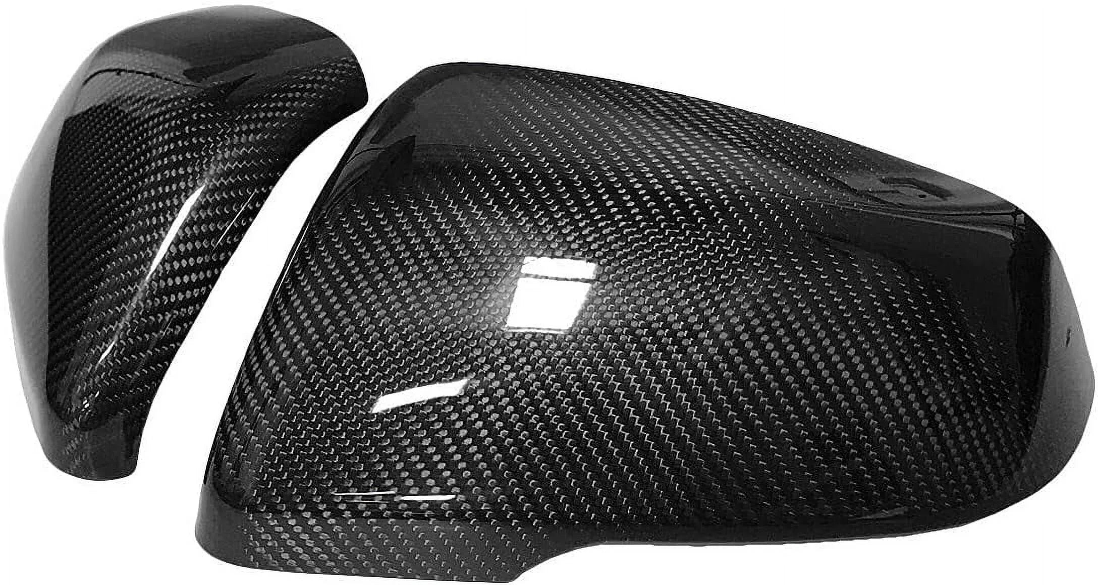 Cobra-Tek 2 pieces Rearview Mirror Cover Cap Fits 2019 - 2022 Toyota Sizeupra - Sizeide Mirror Covers For Car Replacement - Real Carbon Fiber - Grade A quality