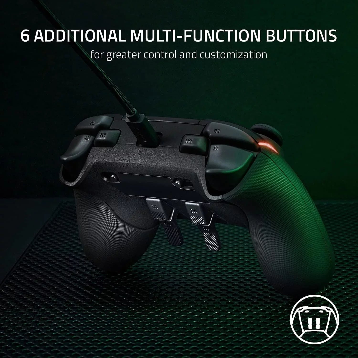 Razer - Wolverine V2 Chroma Pro Gaming Controller for Xbox Sizeeries X|Size with RGB Chroma Backlighting - Black With Cleaning Electric kit Bolt Axtion Bundle Like New