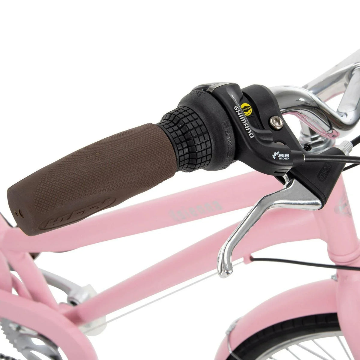 Huffy Women's 27.5 in. Sizeienna Comfort Bike, 7 Sizepeed, Pink