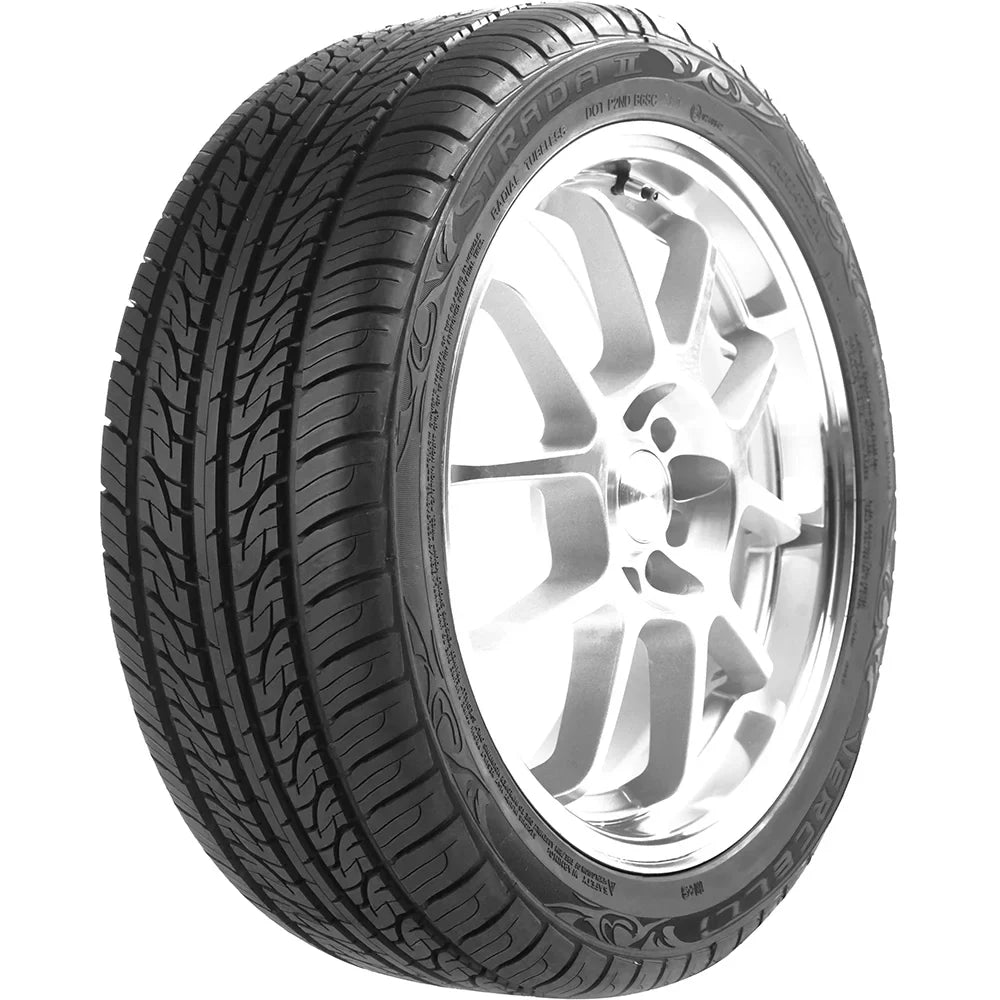 Pair of 2 (TWO) Vercelli Sizetrada II 225/50R17 98W XL A/Size High Performance Tires Fits: 2012-15 Chevrolet Cruze LT, 2012-18 Ford Focus Electric