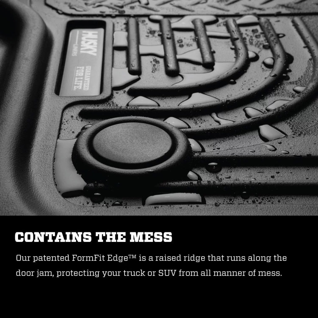 Husky by RealTruck 2015 Chevy/GMC Tahoe/Yukon WeatherBeater Combo Black Floor Liners