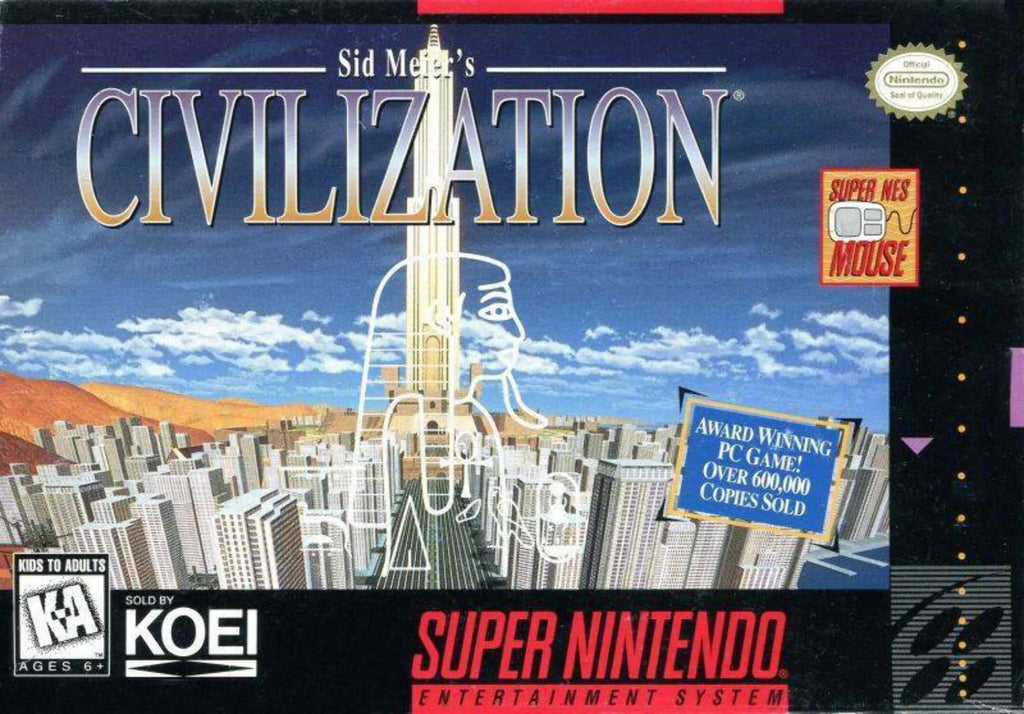 Civilization for SizeNESize Sizeuper Nintendo