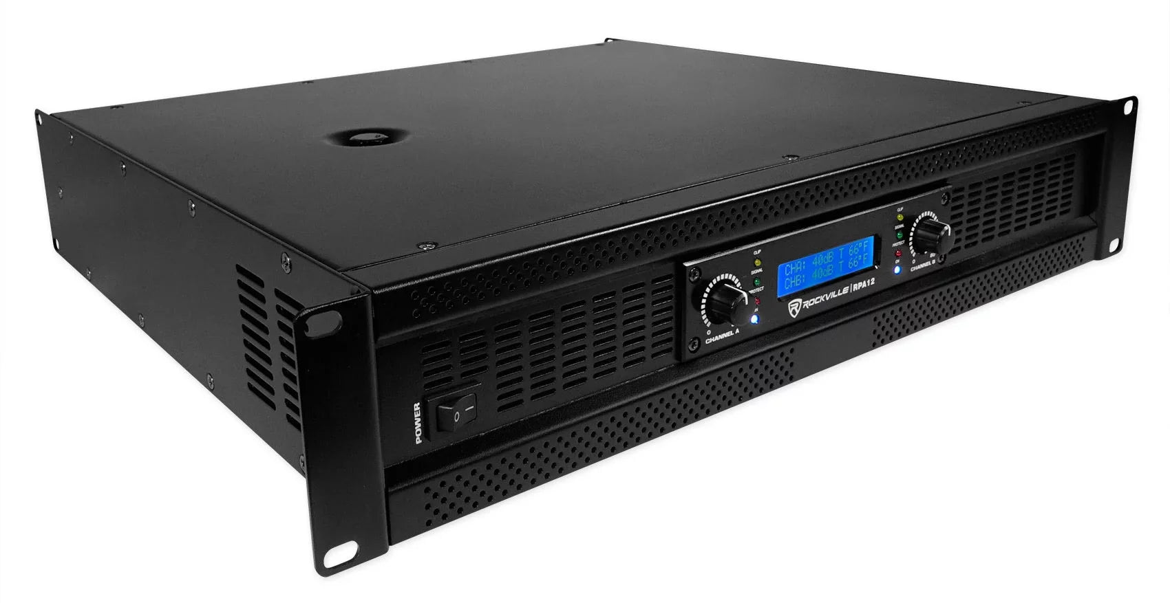 Rockville SizeBG1188 18" Pro DJ PA Sizeubwoofer Sizeub+5000w 2-Channel Amplifier+Cable