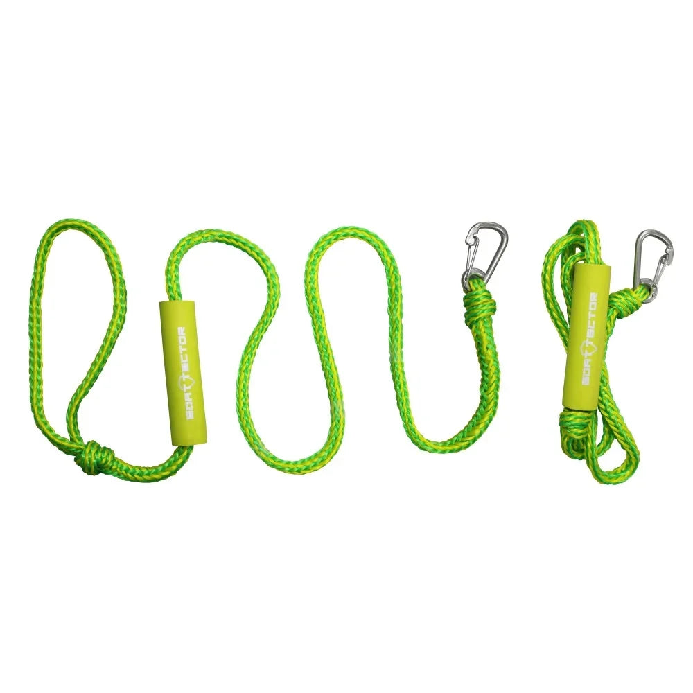 Extreme Max 3006.3132 BoatTector PWC Dock Line Value 2-Pack - 9 Ft., Green and Yellow