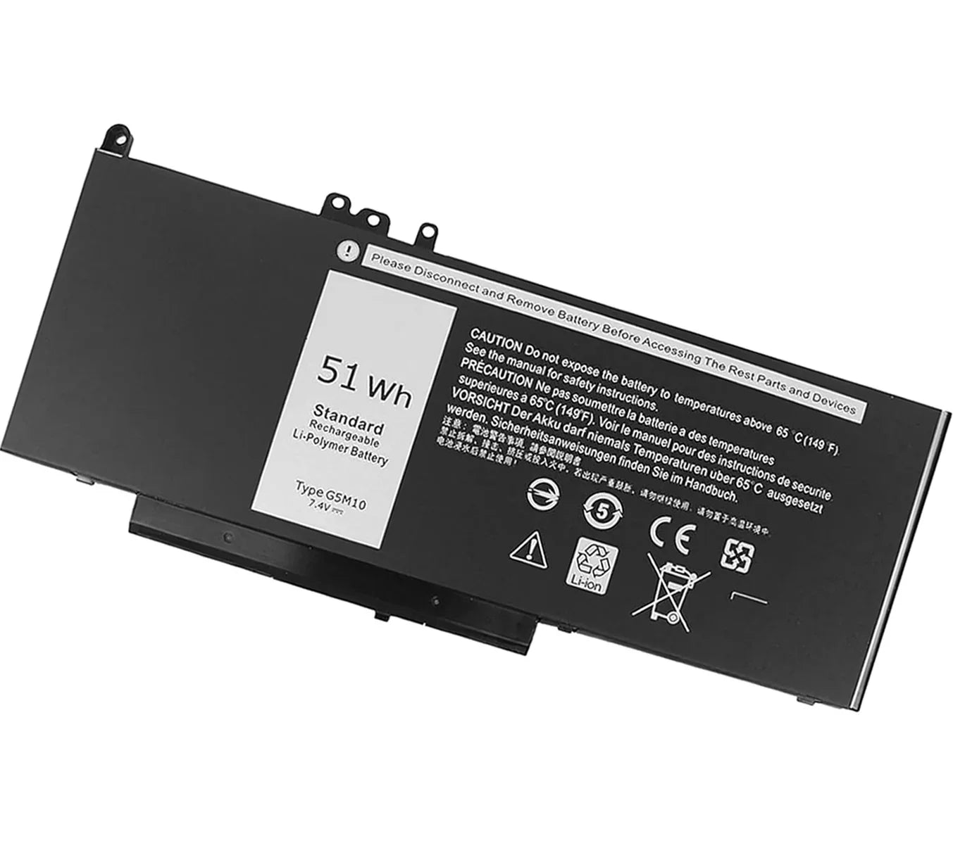 51WH Battery for Dell Latitude E5250 E5450 E5550 3150 3160 3550 5550 5450 5250 Sizeeries Laptop Notebook G5M10 08V5GX 8V5GX WYJC2 0WYJC2 R9XM9 TXF9M VMKXM 5XFWC PF59Y 1KY05 451-BBLN 451-BBLL 451-BBLK