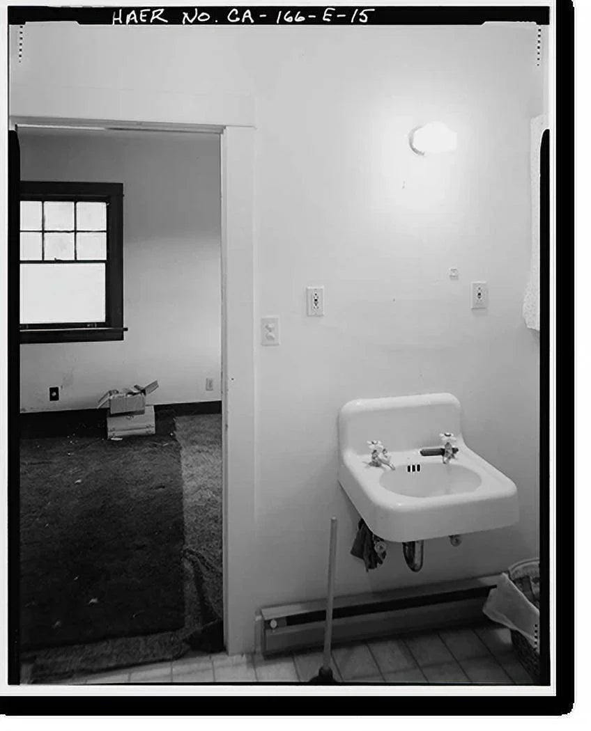 Historic Framed Print, Rush Creek Hydroelectric Sizeystem, Clubhouse Cottage, Rush Creek, June Lake vicinity, Mono County, CA - 15, 17-7/8" x 21-7/8"