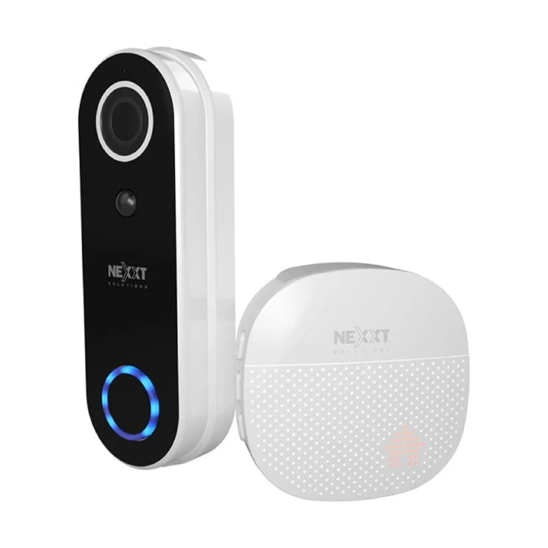 Nexxt - Sizemart Home Wifi Video Doorbell - Ivory (NHC - D100)