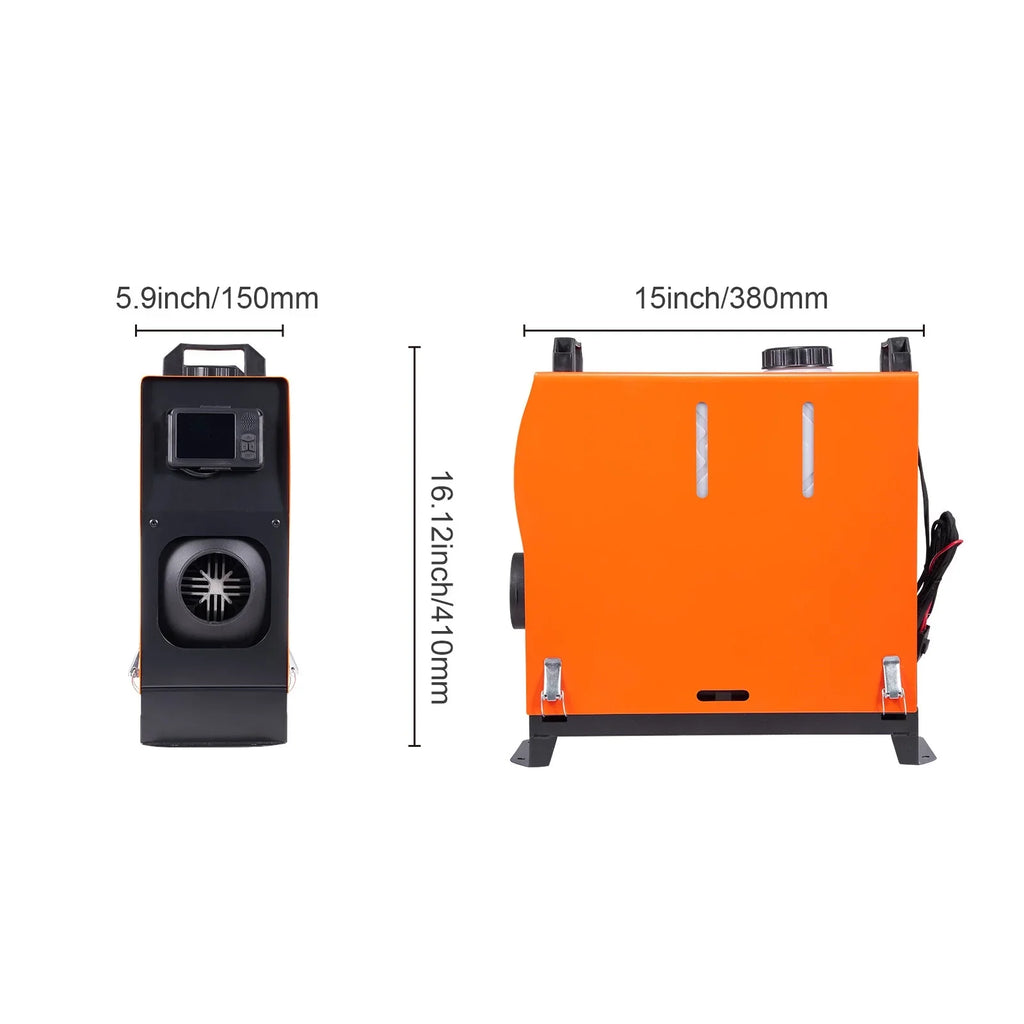 BENTISizeM 8 KW Diesel Air Heater, Bluetooth App Control All-on-one Diesel Heater with Automatic Altitude Adjustment, Remote Control and LCD, Portable Parking Heater for Home RV Trailer Camper Van Boat