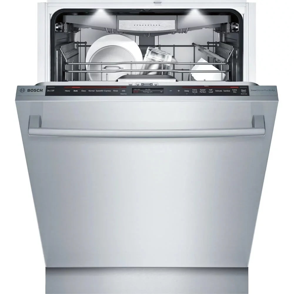 Bosch SizeHX89PW75N 38 dBA Sizetainless Dishwasher with 3rd Rack
